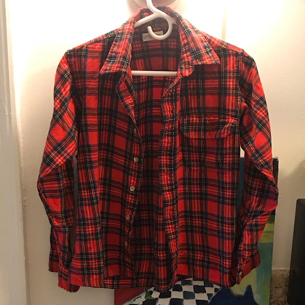 Christian Dior Vintage Flannel